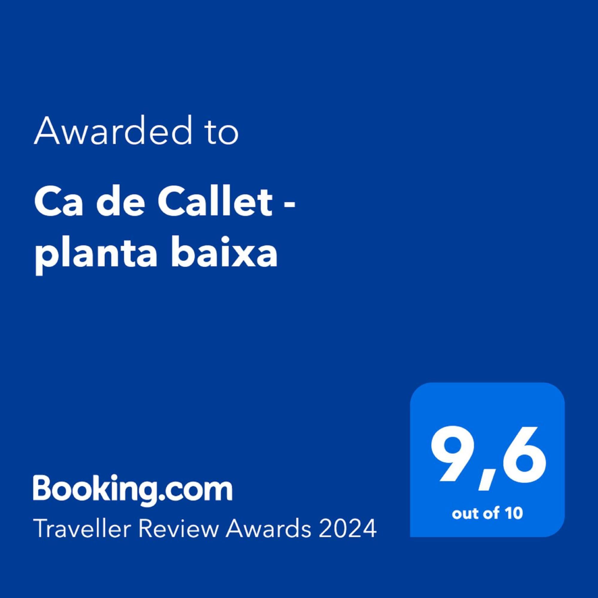 Ca De Callet - Planta Baixa Taull Ngoại thất bức ảnh